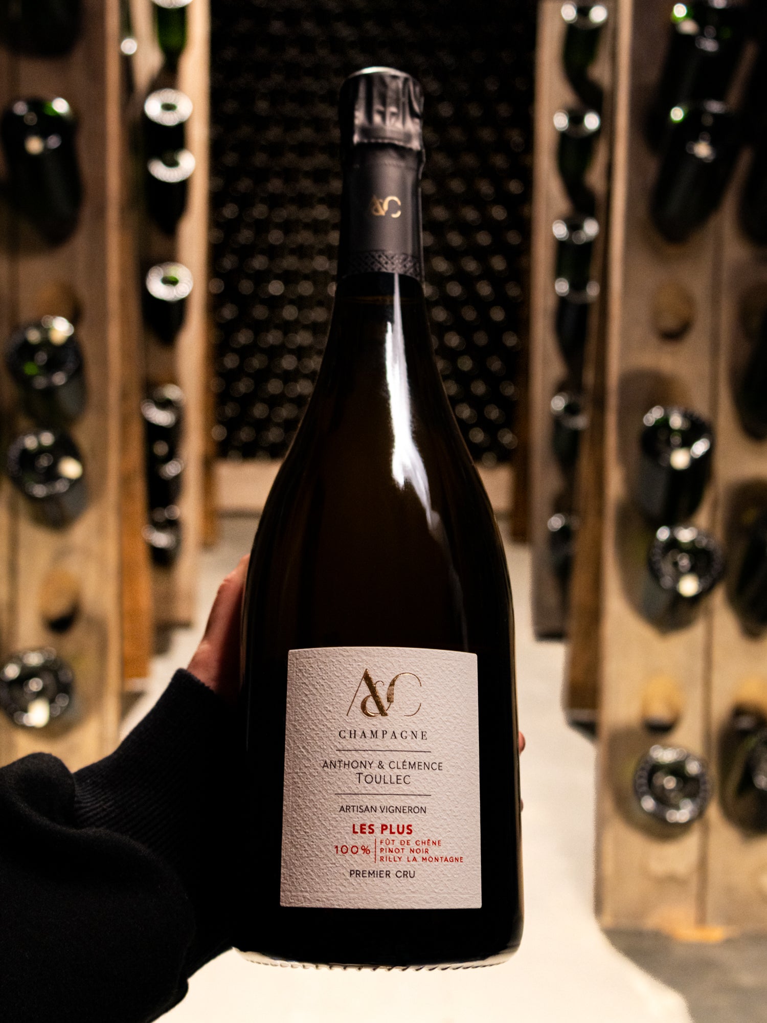 Champagne Anthony & Clémence Toullec Blanc de Noirs Parcellaire Les Plus Extra Brut Rilly-la-Montagne Premier Cru NV (Disg. July 2023)