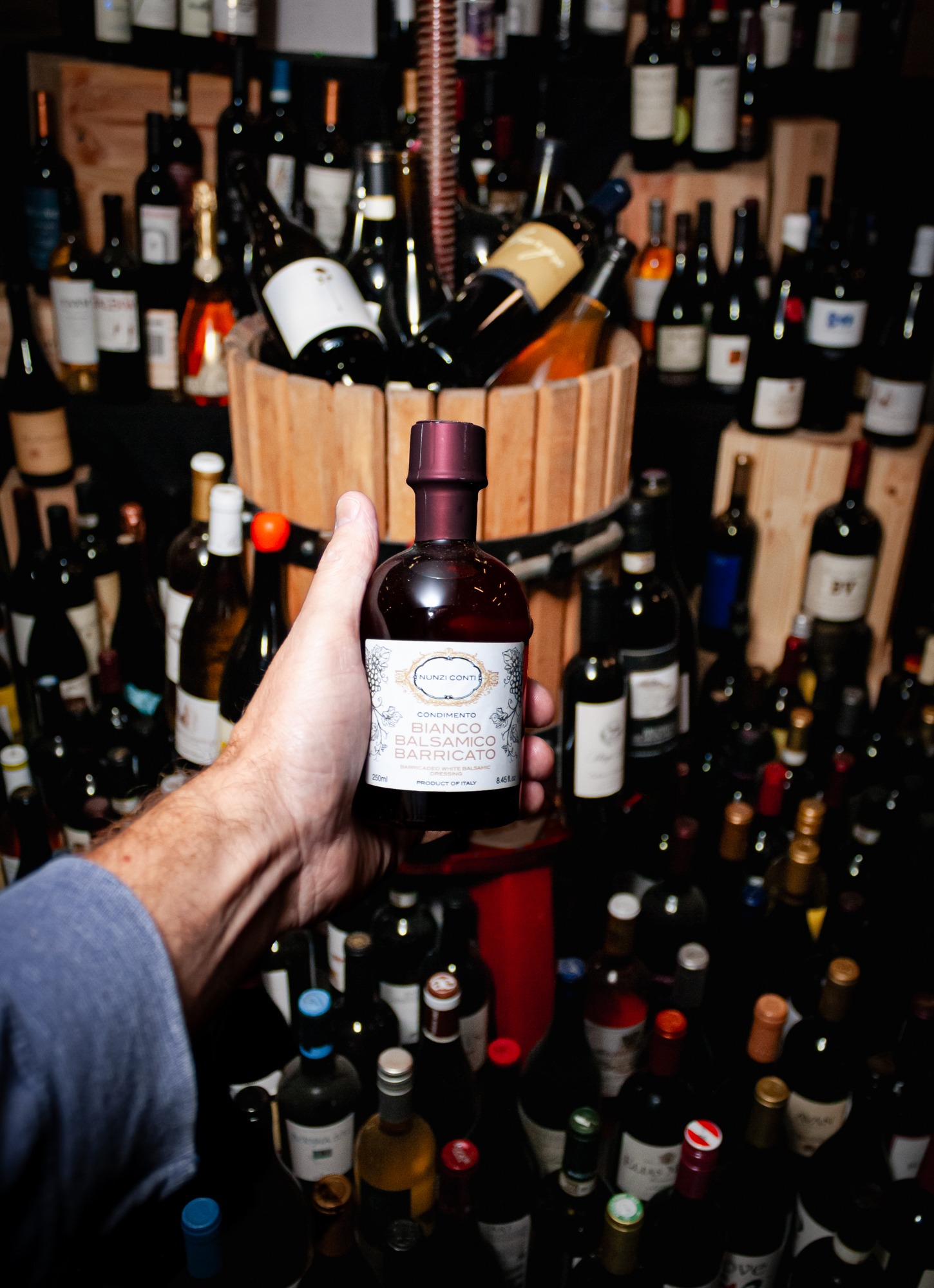 Nunzi Conti Condimento Bianco Balsamico Barricato NV Vinegar Oaked (250mL)