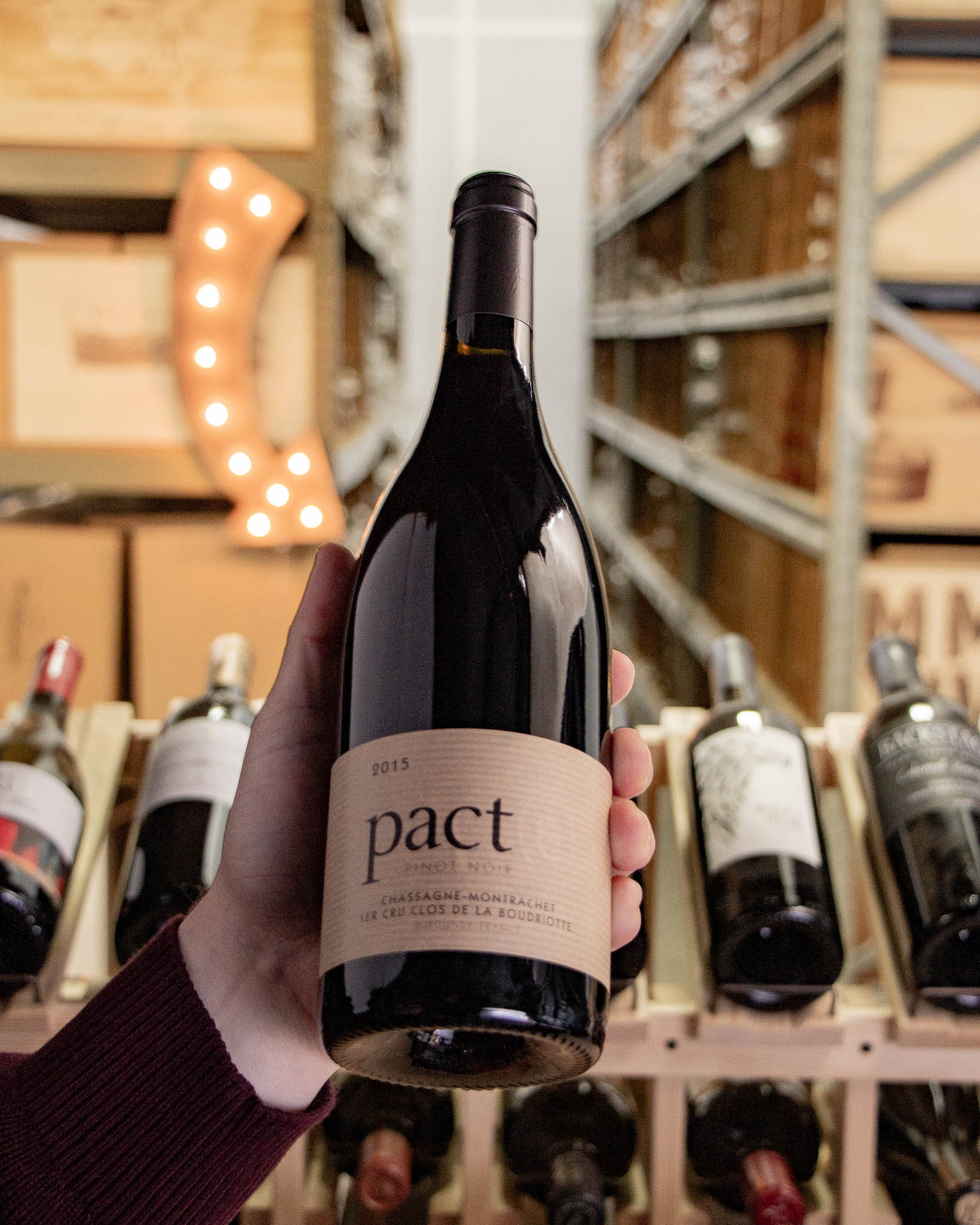 Pact(e) Pinot Noir Chassagne-Montrachet Clos du Boudriotte Premier Cru 2015