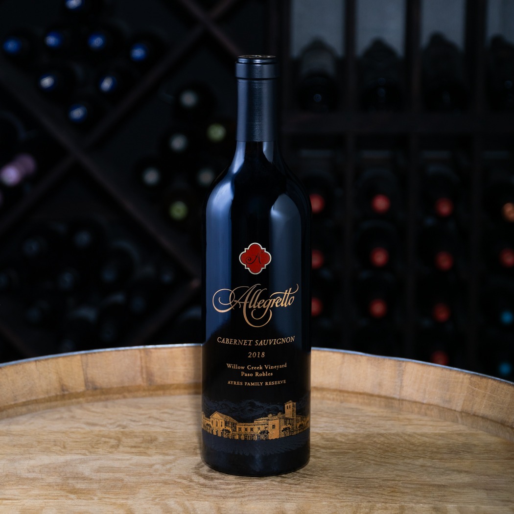 Allegretto Cabernet Sauvignon Willow Creek Vineyard Paso Robles 2018