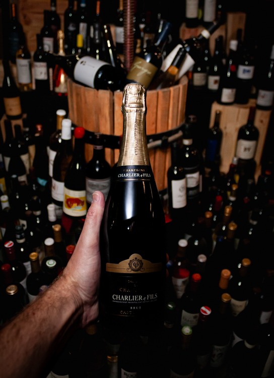 Champagne Charlier et Fils Carte Noir Brut Grand Vin de Champagne NV (Disg. October 2023)