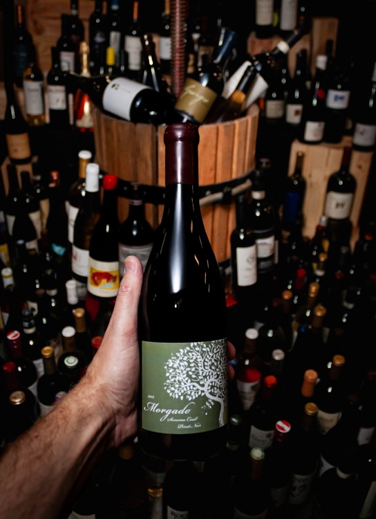 Morgado Cellars Pinot Noir Sonoma Coast 2012 (broken wax capsule)