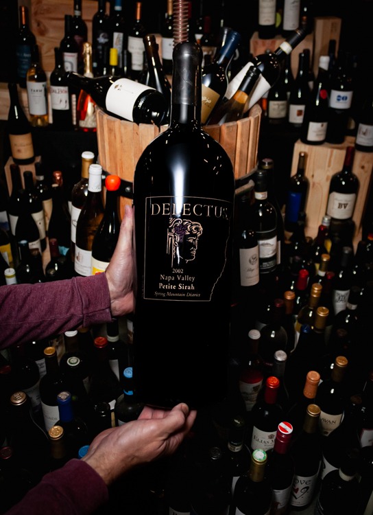 Delectus Petite Sirah Spring Mountain District Napa Valley 2002 (6L)(ETCHED)