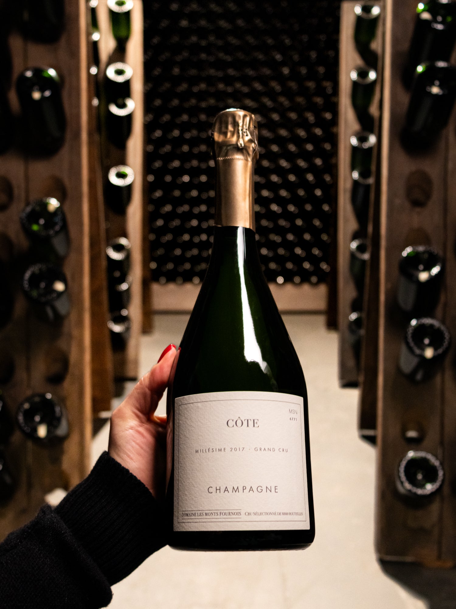 Champagne Domaine Les Monts Fournois Côte Blanc de Blancs Extra Brut Grand Cru 2017