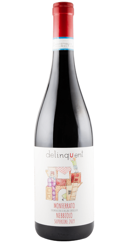 93 Pt. Delinquent Monferrato Nebbiolo Superiore 2019