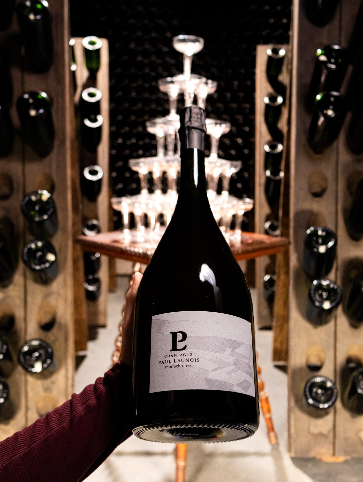 Champagne Paul Launois Blanc de Blancs Monochrome #6 Extra Brut Grand Cru NV (Magnum 1.5L)