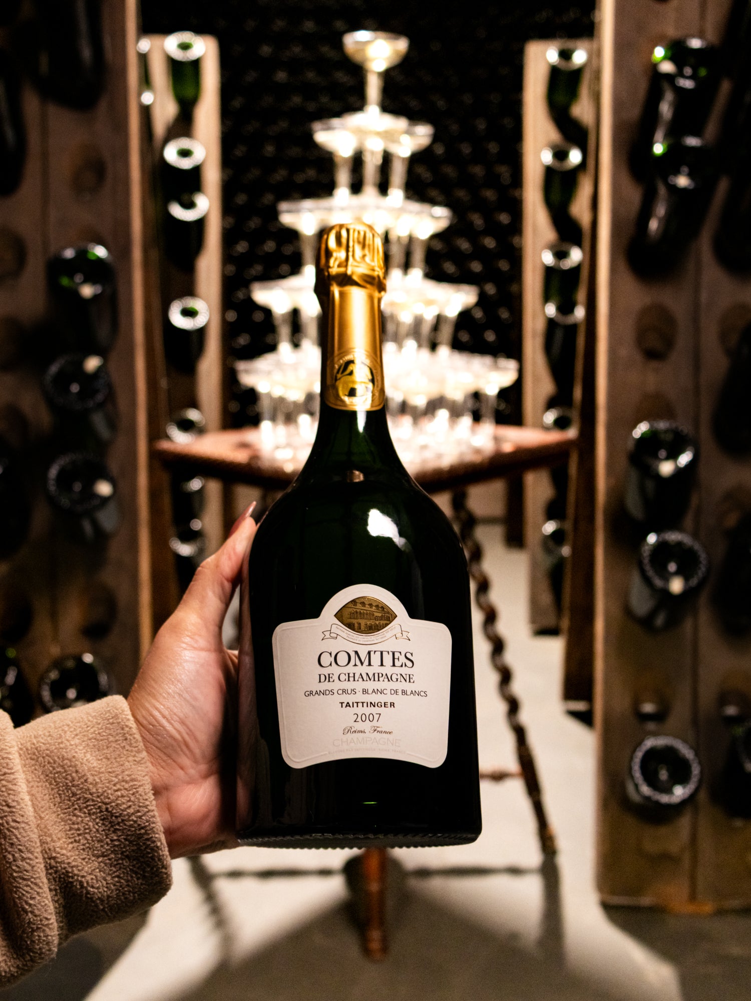 Champagne Taittinger Grand Crus Blanc de Blancs Comtes de Champagne Brut 2007