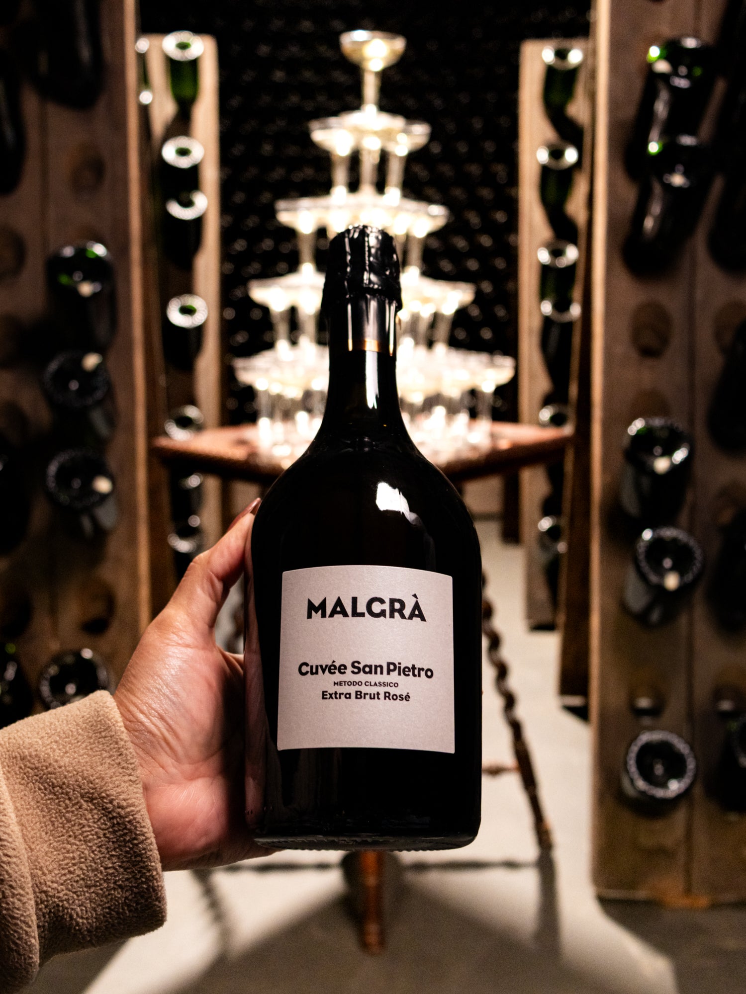 Malgrà Rosé Cuvée San Pietro Metodo Classico Extra Brut Rosé NV