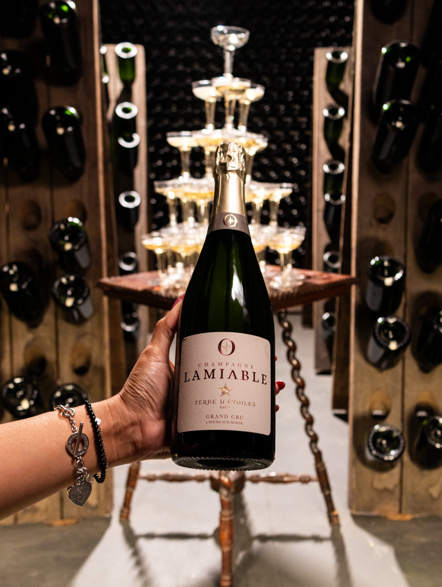 Champagne Lamiable Terre d'Etoiles Brut Grand Cru NV (Disg. July 2023)