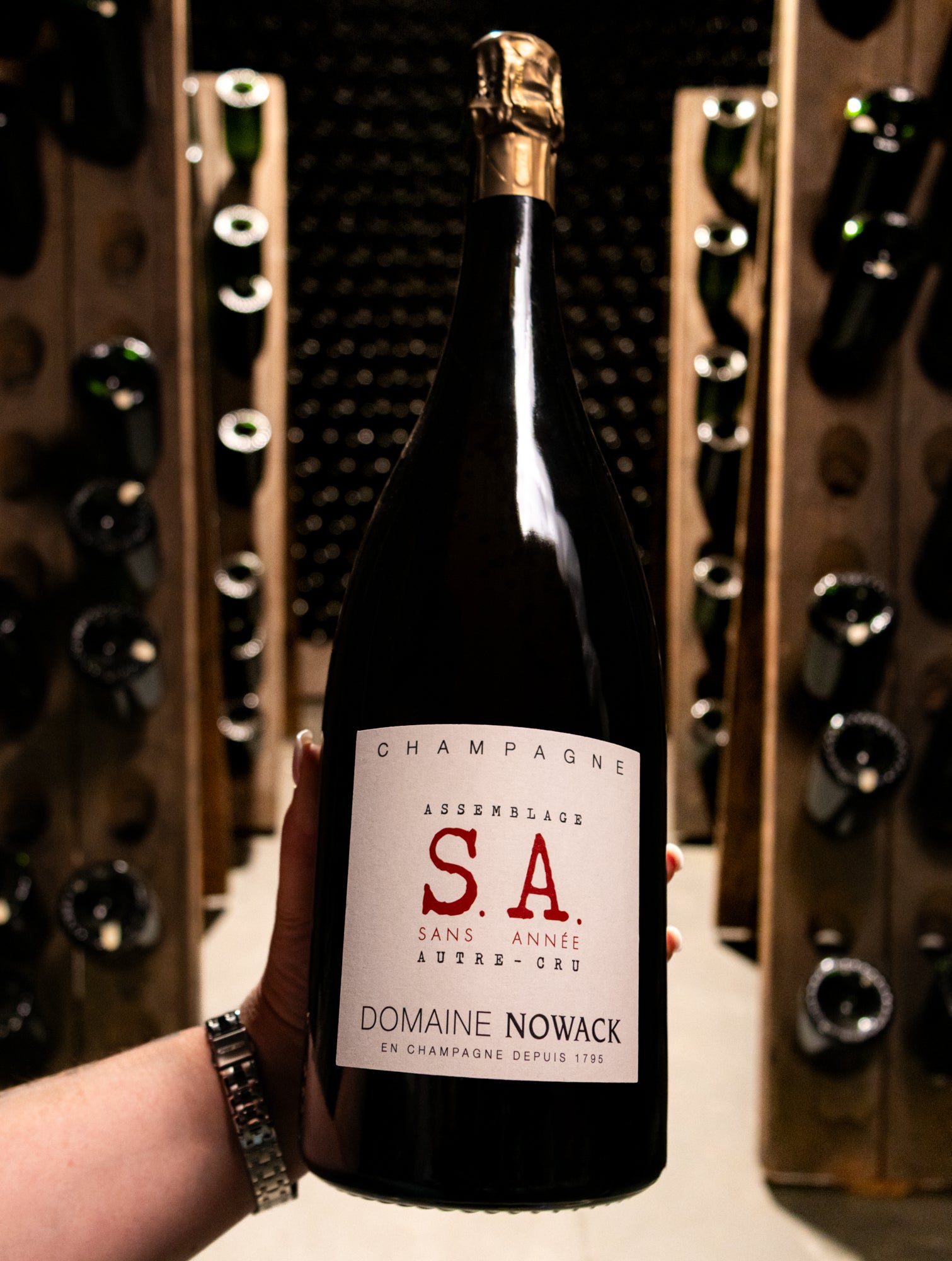 Champagne Domaine Nowack S.A. Sans Année Autre Cru Extra Brut NV (Magnum 1.5L)