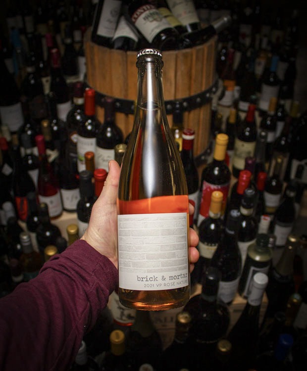 Brick & Mortar Wines Sparkling Rosé VP Nature Sonoma Coast 2021