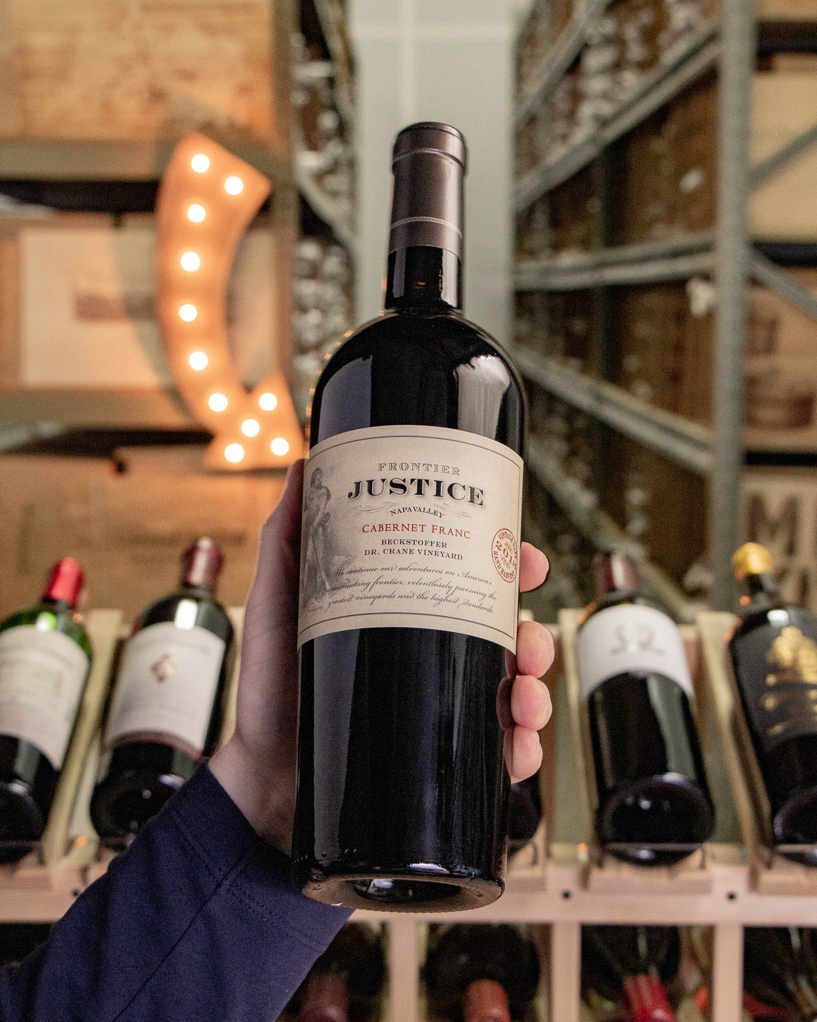 Frontier Justice Cabernet Franc Beckstoffer Dr. Crane Vineyard St. Helena Napa Valley 2019
