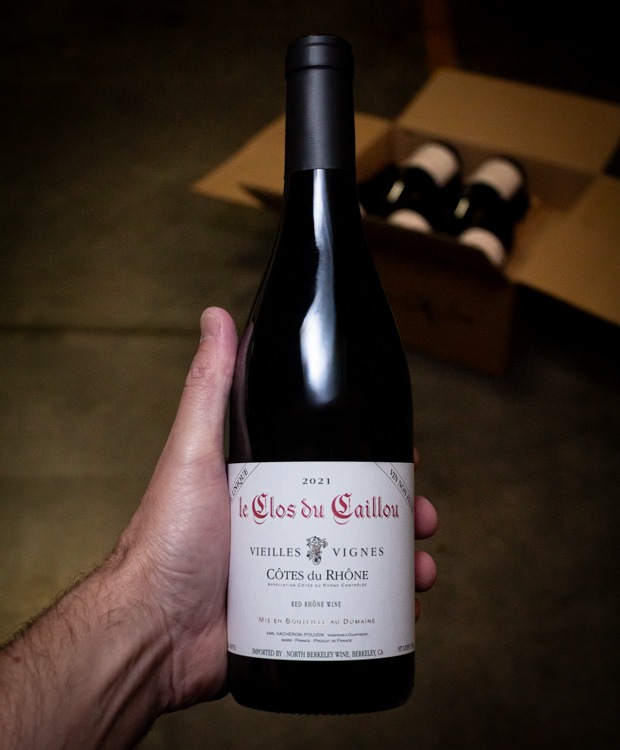 Le Clos du Caillou Côtes-du-Rhône Cuvee Unique Vieilles Vignes 2021 (6-Pack)