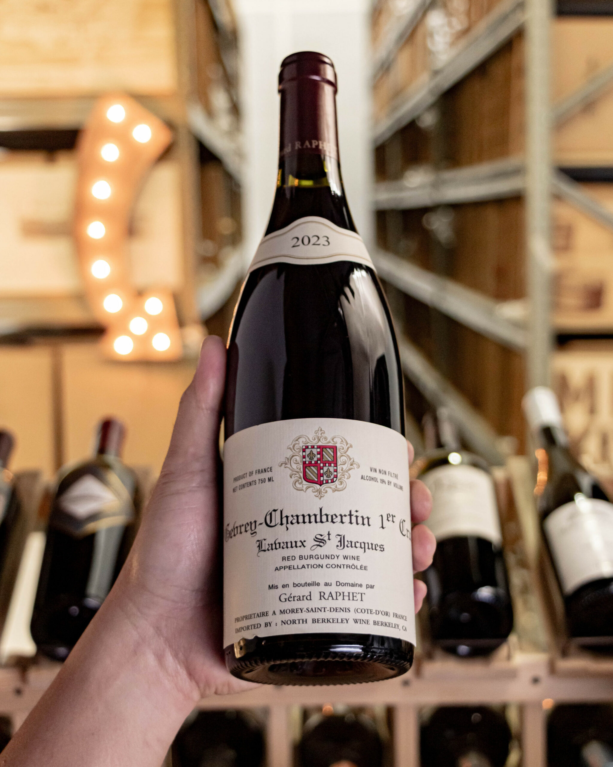 Domaine Gérard Raphet Gevrey Chambertin Lavaux Saint Jacques Premier Cru 2023