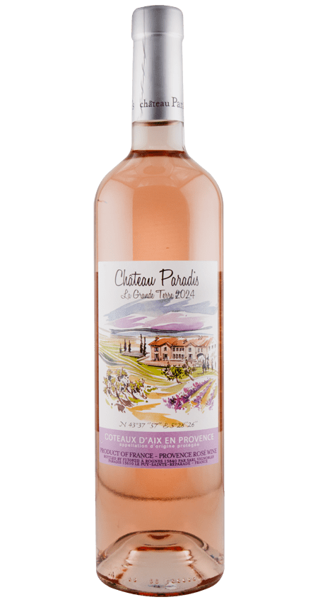 Coteaux d'Aix en Provence Rosé 2024 Château Paradis La Grande Terre
