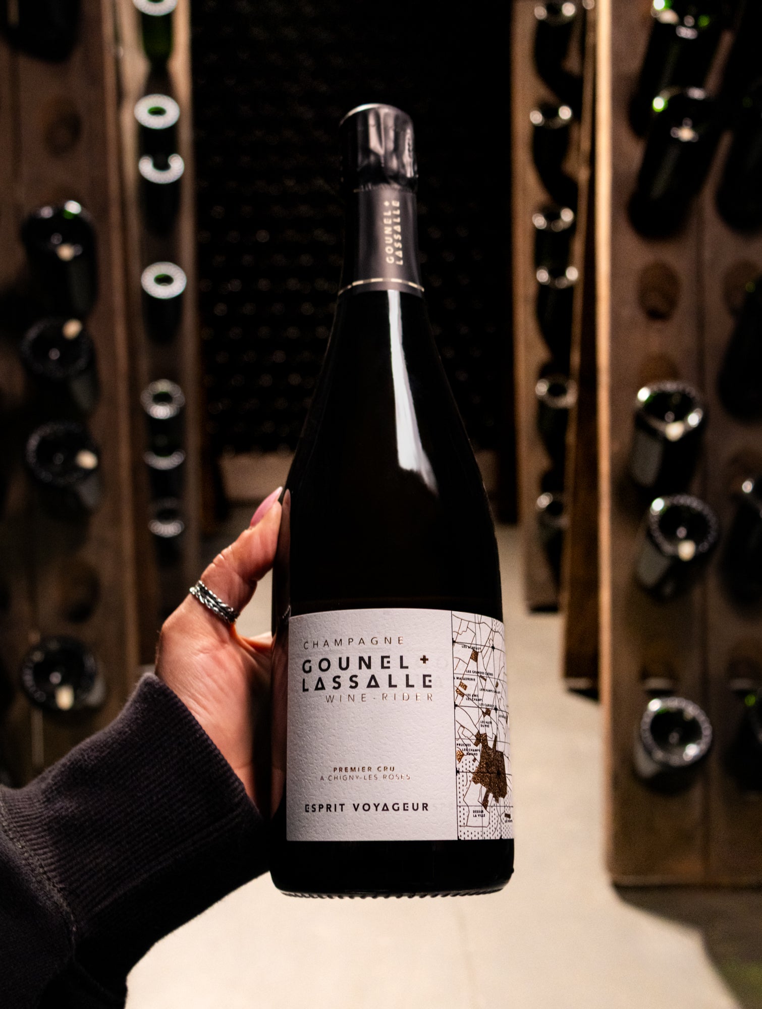 Champagne Gounel Lassalle Esprit Voyageur Brut Nature Chigny Les Rosés Premier Cru NV