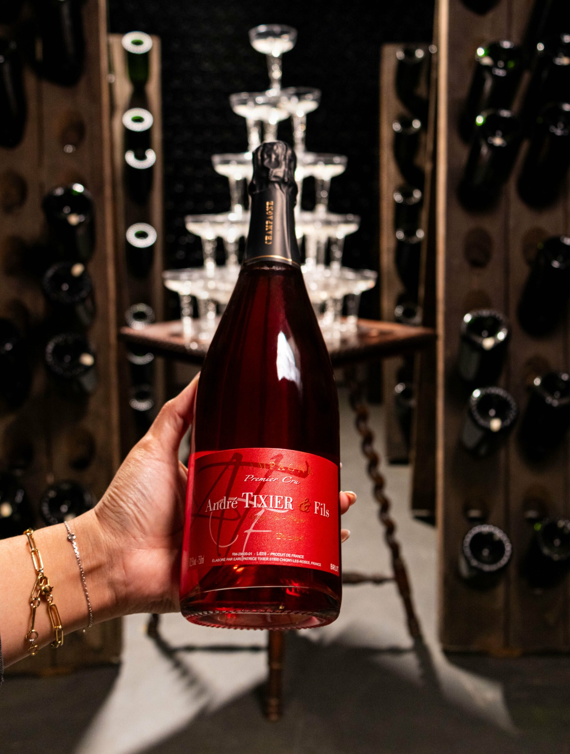 Chamapagne André Tixier & Fils Brut Rosé Chigny-les-Roses Premier Cru NV