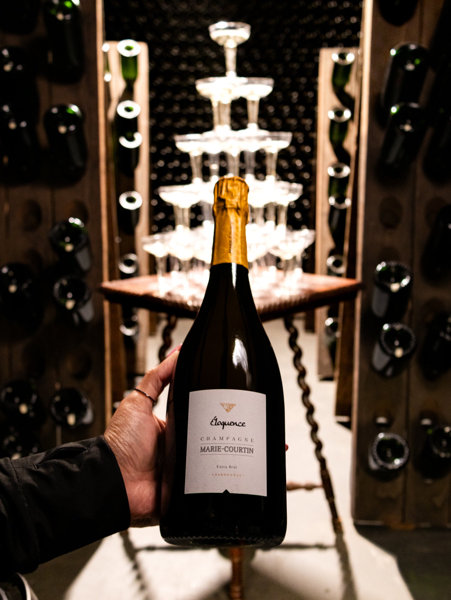 Champagne Marie-Courtin Blanc de Blancs Eloquence Extra Brut 2018 (Damaged Label)