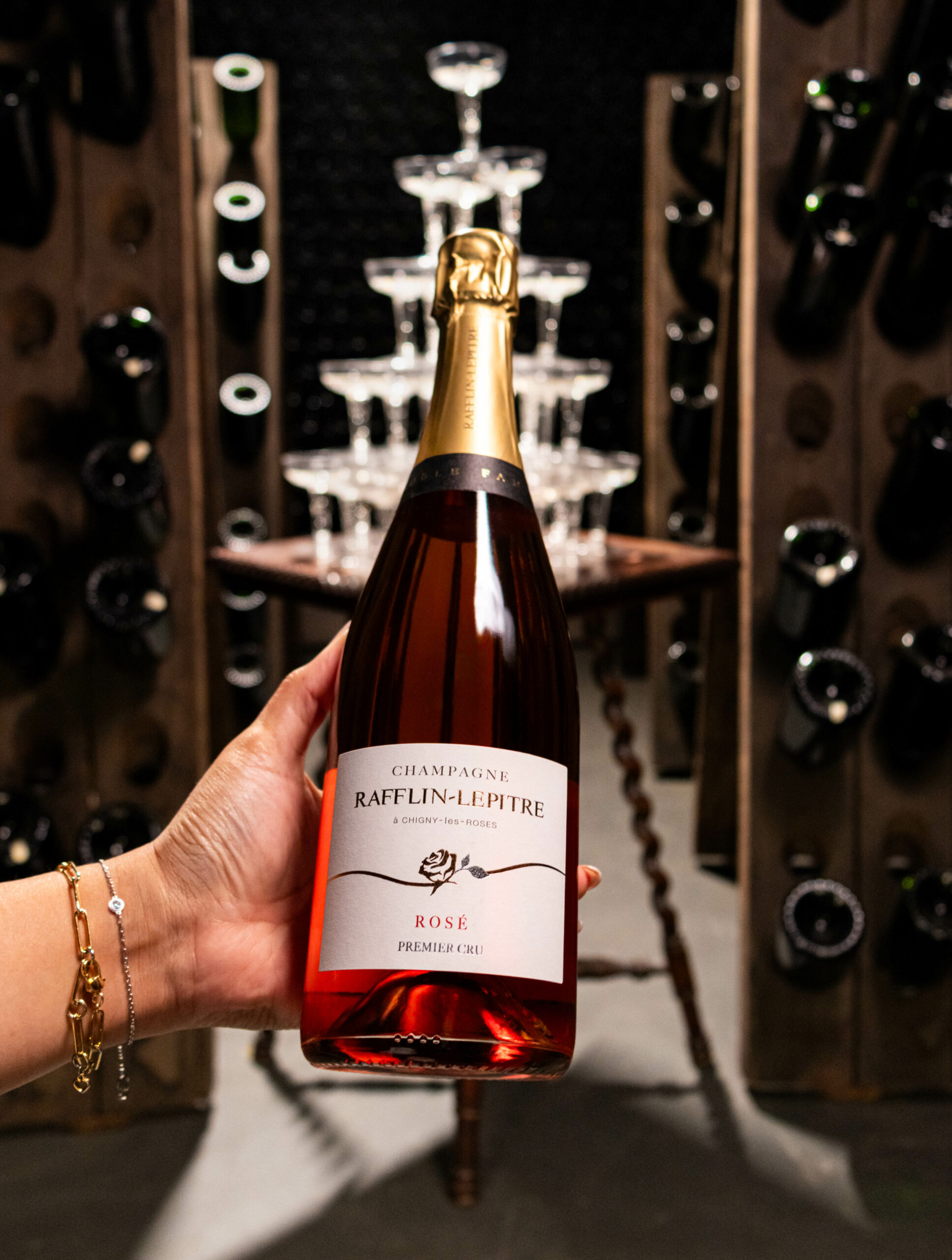 Champagne Rafflin Lepitre Rosé Brut Chigny-les-Roses Premier Cru NV
