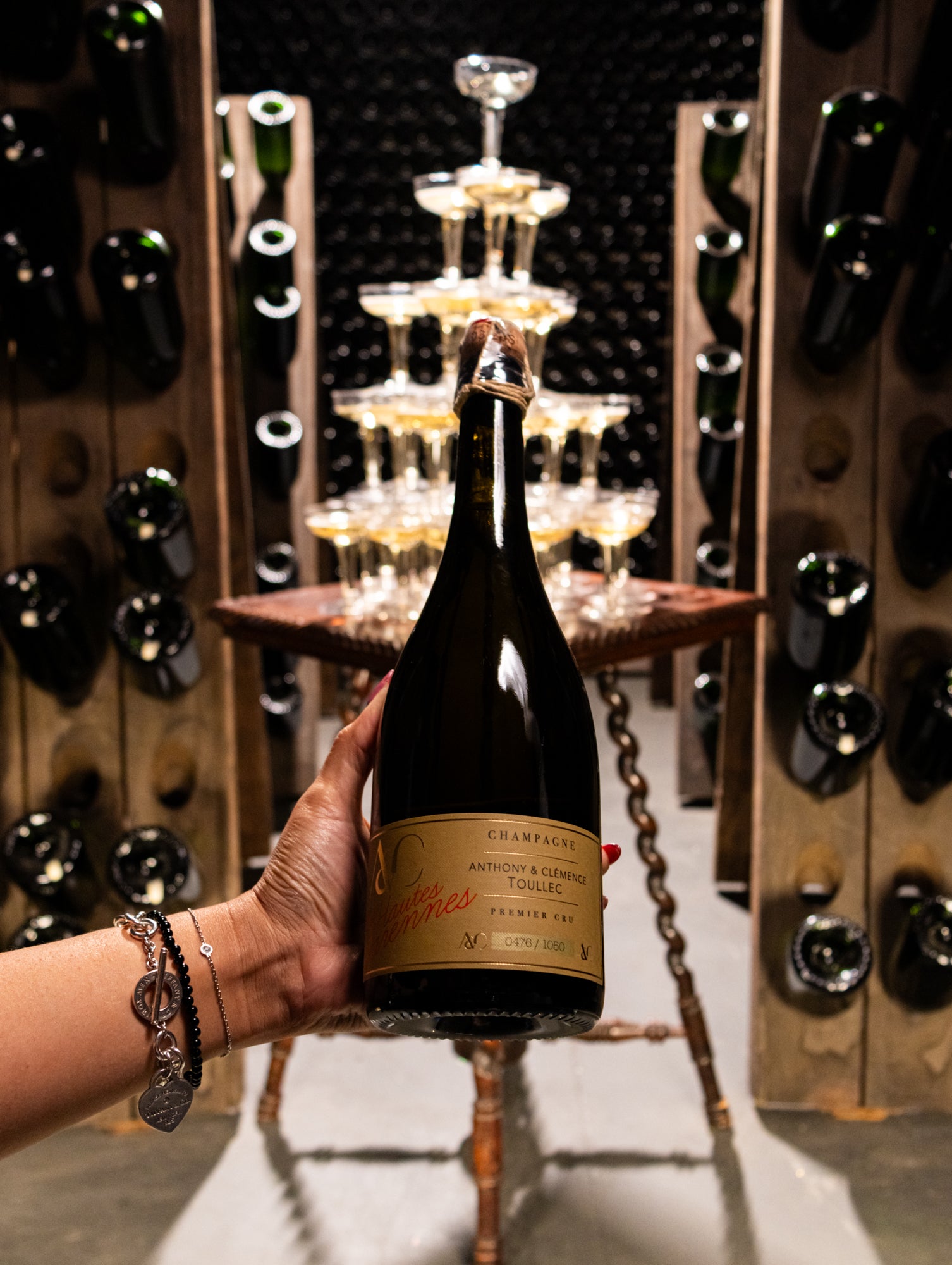 Champagne Anthony & Clémence Toullec Blanc de Blancs Parcellaire Extra Brut Les Hautes Varennes Premier Cru NV