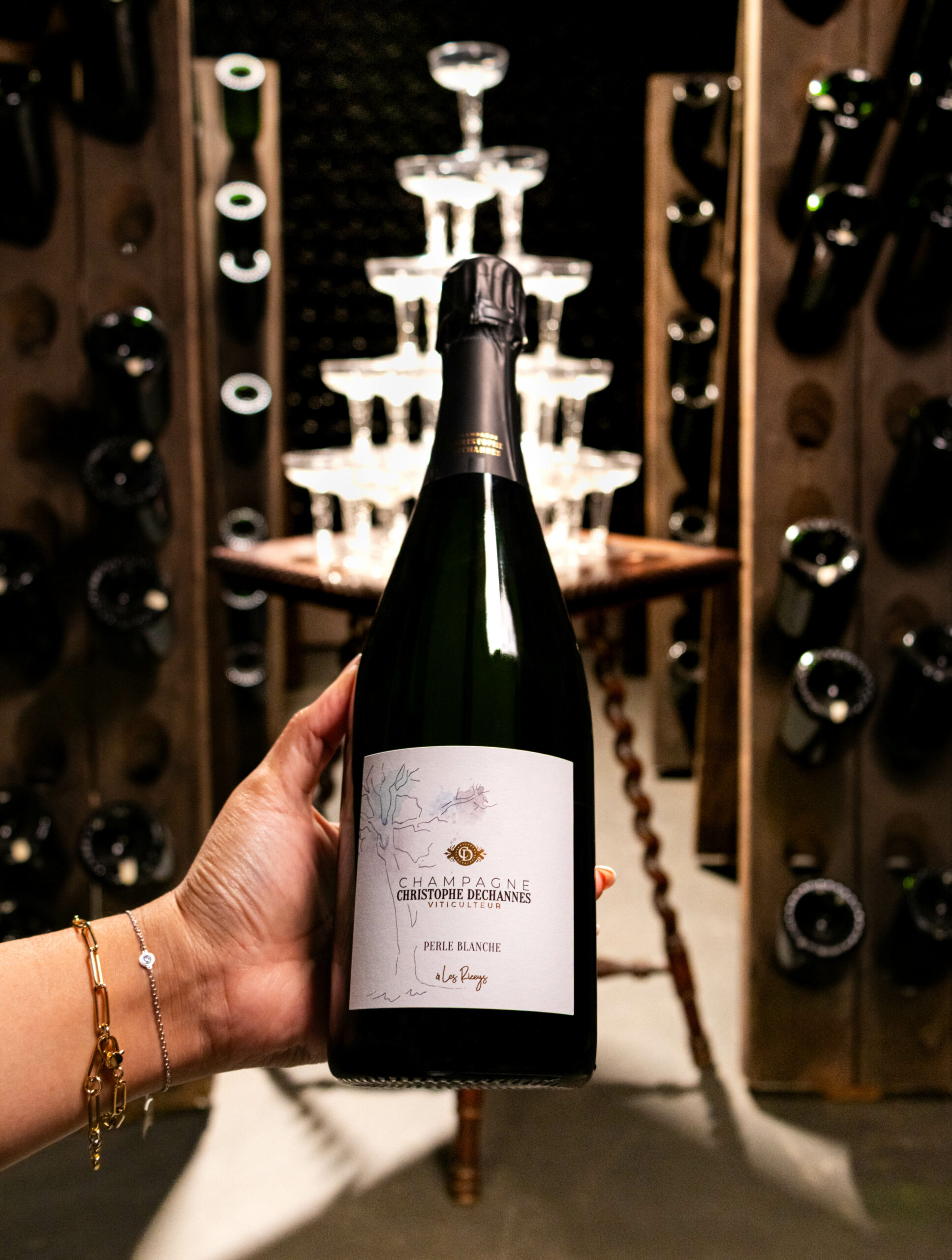Champagne Christophe Dechannes Perle Blanche Extra Brut NV