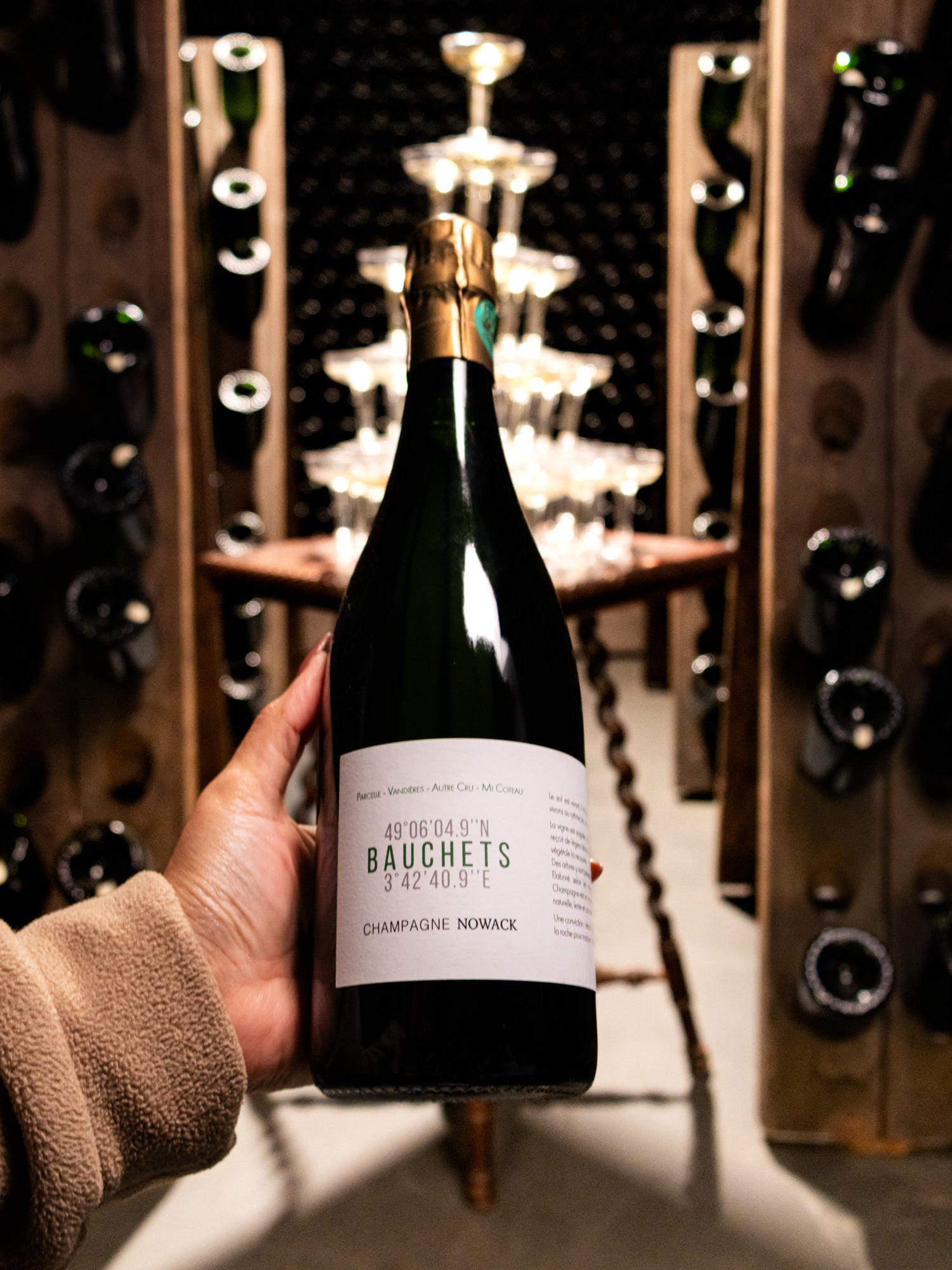 Champagne Domaine Nowack Blanc de Noirs Les Bauchets Extra Brut 2019 (Disg. January 2024)