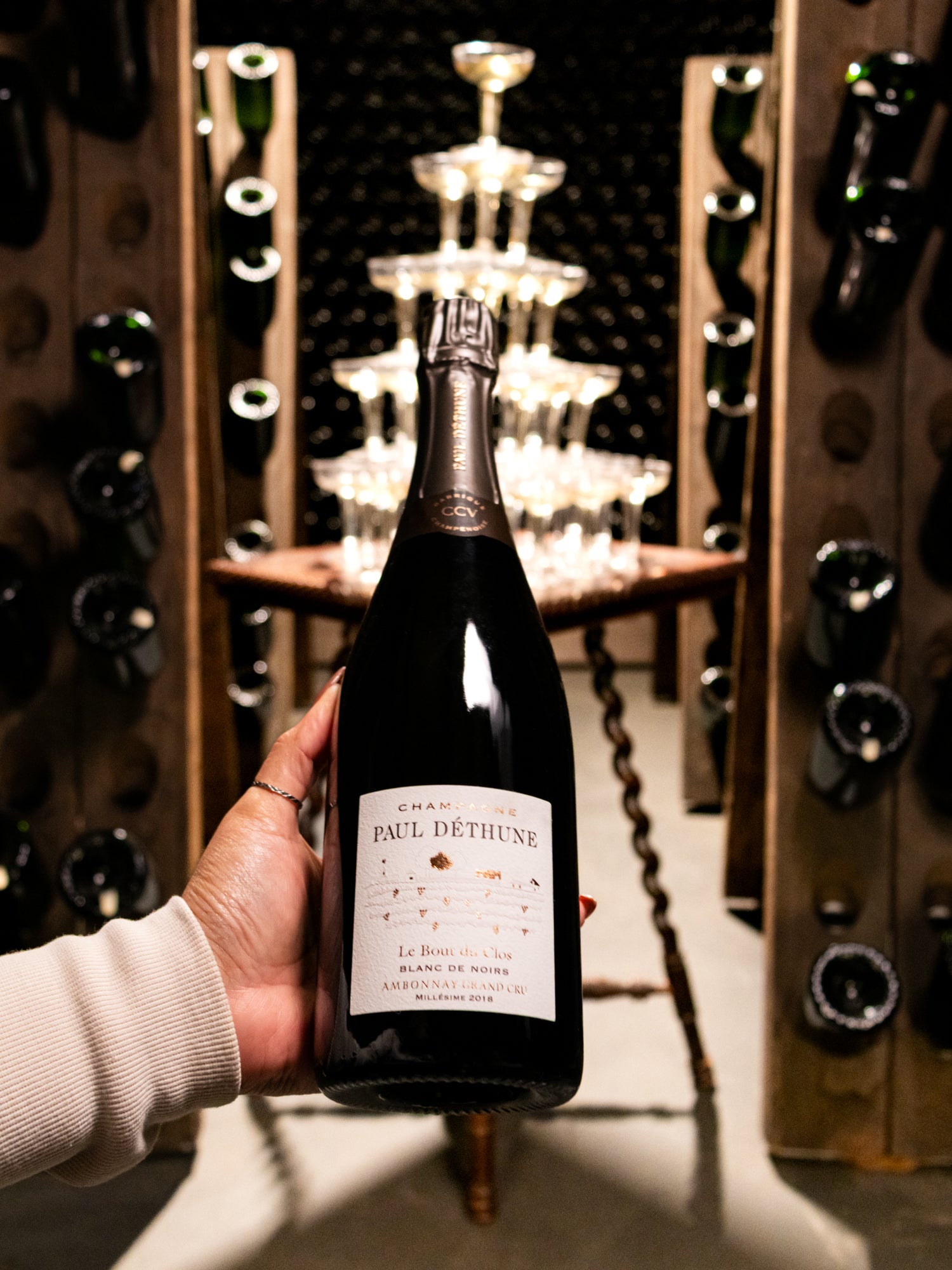 Champagne Paul Déthune Blanc de Noirs 'Le Bout du Clos' Extra Brut Ambonnay Grand Cru 2018