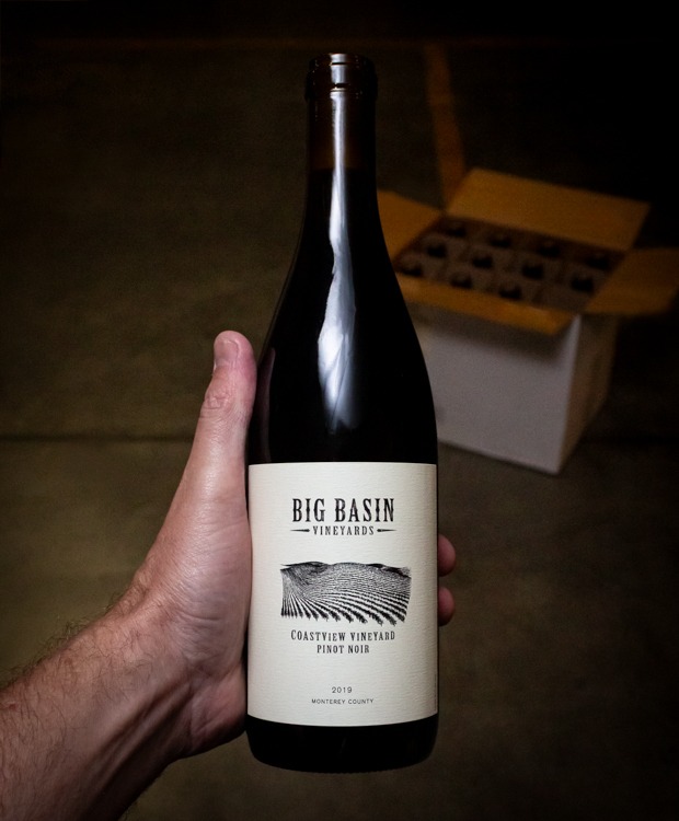 Big Basin Vineyards Pinot Noir Coastview Vineyard Monterey County 2019