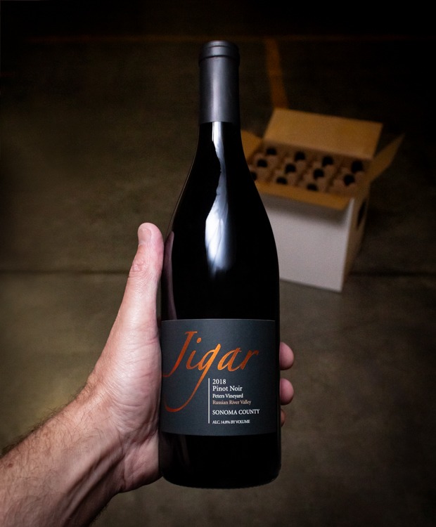 Jigar Wines Pinot Noir Peters Vineyard Russian River Valley 2018