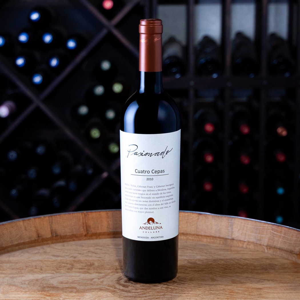 Andeluna Cellars Red Blend Pasionado Cuatro Cepas Mendoza 2010