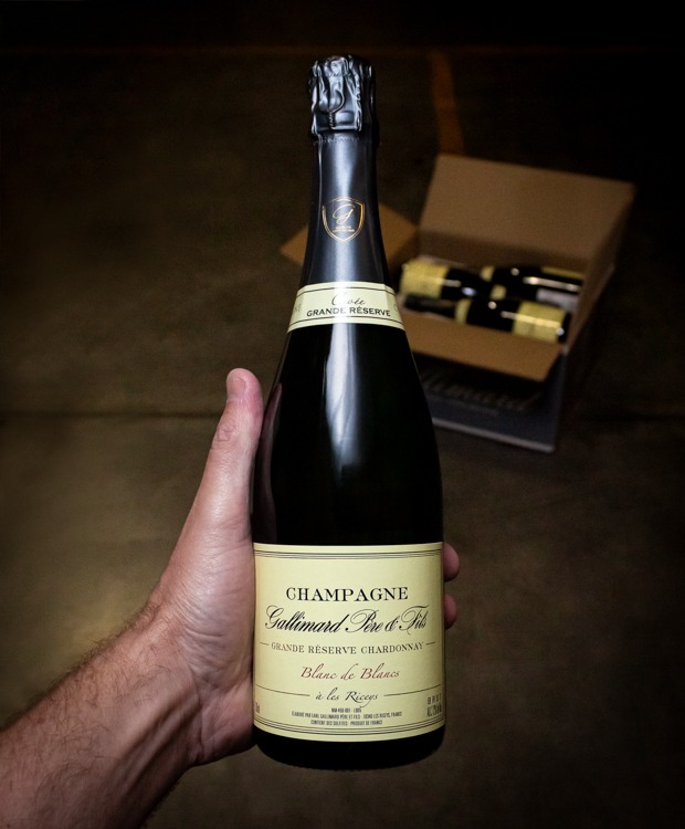 Champagne Gallimard Pere & Fils Blanc de Blancs Cuvee Grande Réserve Les Riceys Brut NV