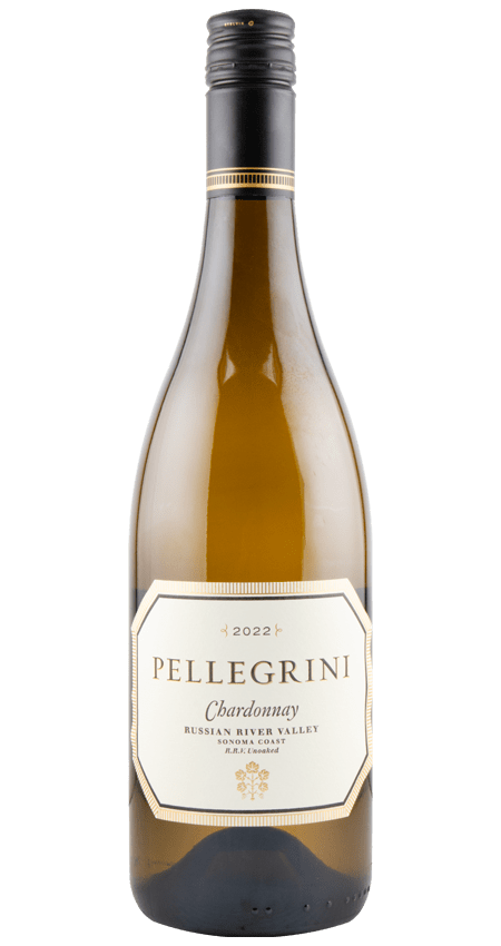 92 Pt. Pellegrini Chardonnay Unoaked Russian River Valley 2022