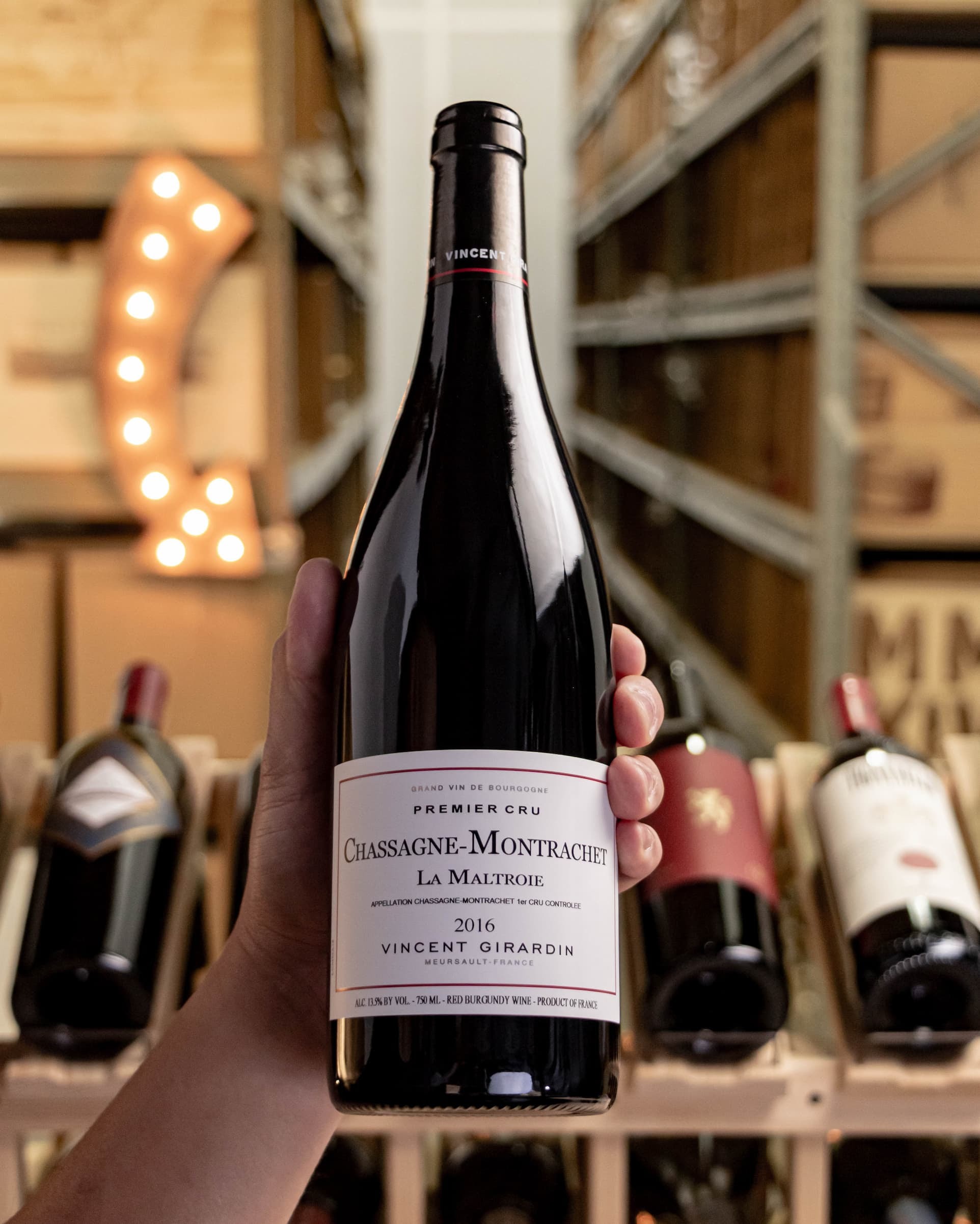 Domaine Vincent Girardin Chassagne-Montrachet La Maltroie Premier Cru 2016