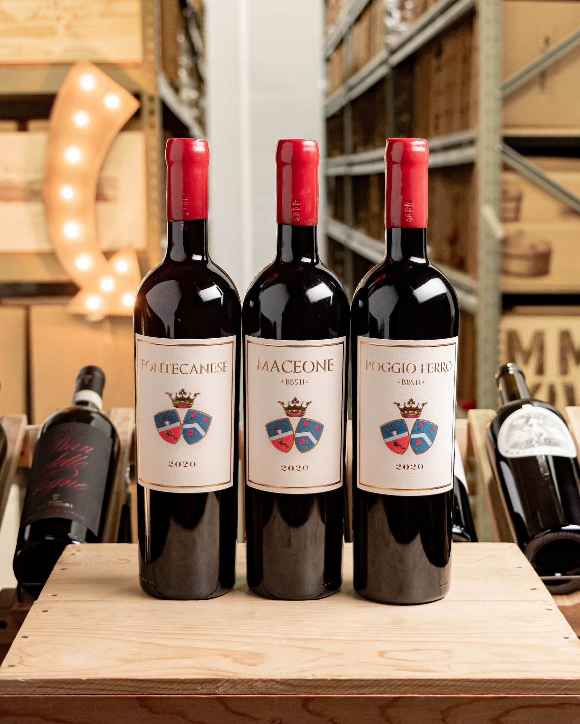 Jacopo Biondi Santi Castello di Montepò Cru 2020 (3-Pack Horizontal)