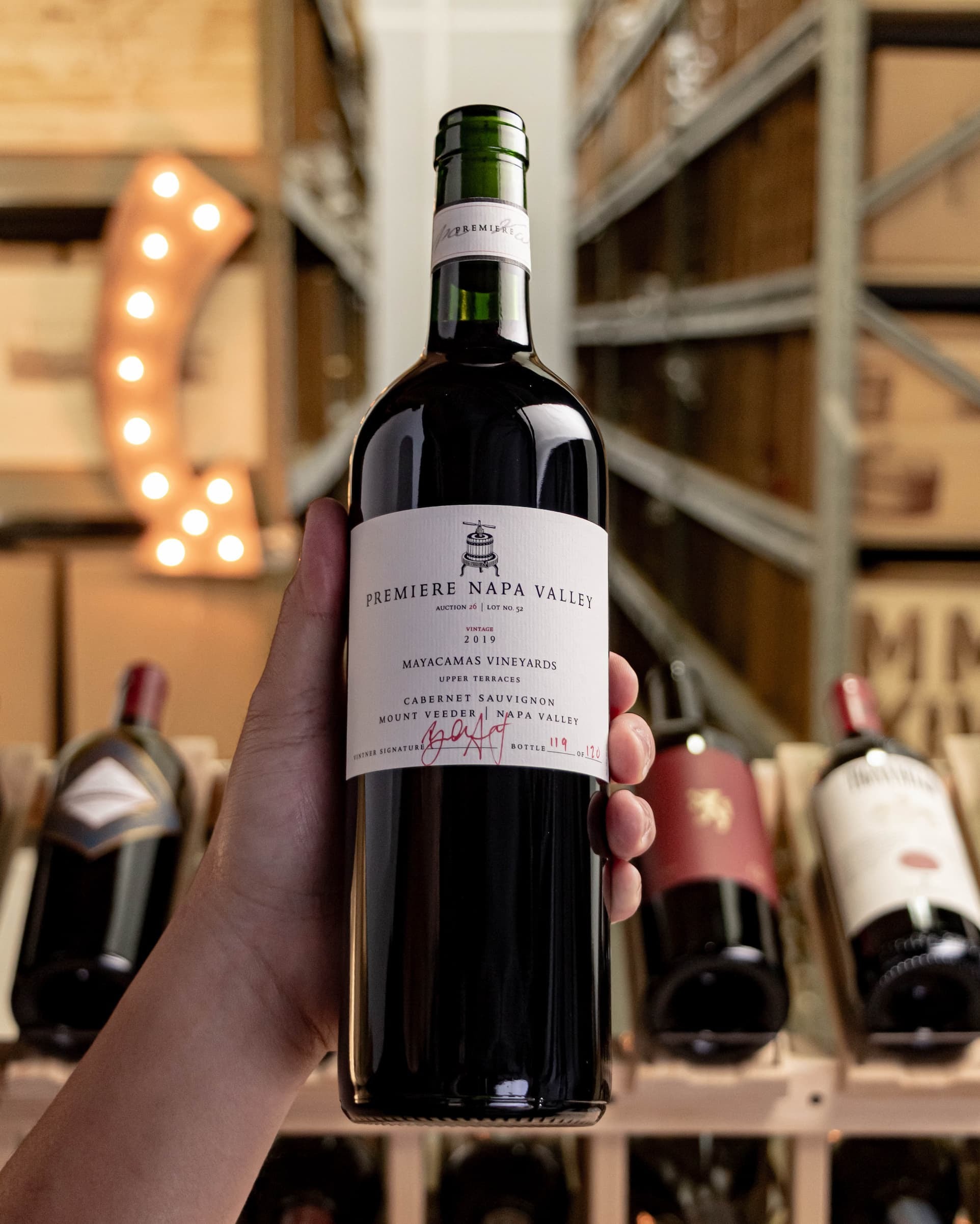 Mayacamas Vineyards Premiere Napa Valley Cabernet Sauvignon Upper Terraces Mount Veeder 2019