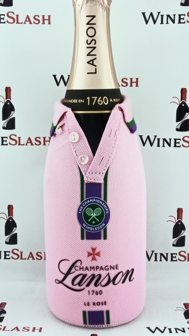 'Wimbledon Edition Wrap' Lanson Brut Rose NV, Champagne France