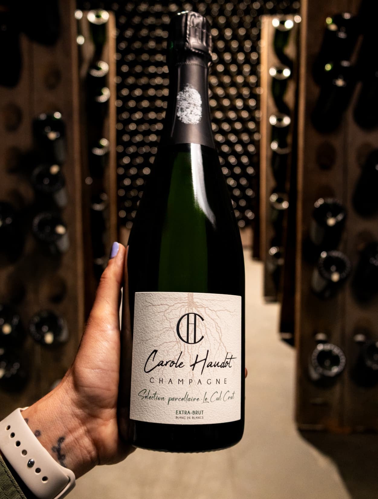 Champagne Carole Haudot Blanc de Blancs Selection Parcellaire La Cul Crut Extra Brut NV