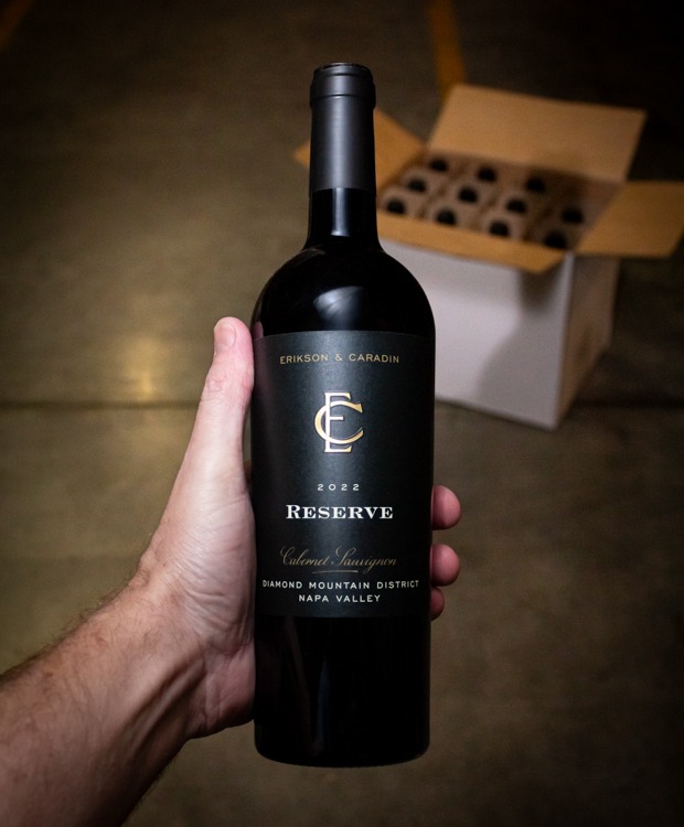 Erickson & Caradin Cabernet Sauvignon Reserve Diamond Mountain District Napa Valley 2022