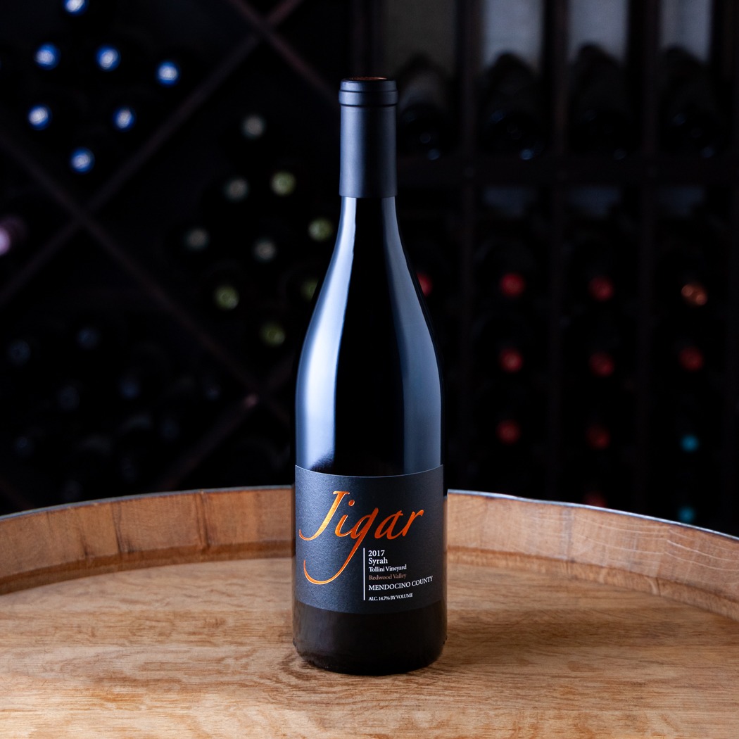 Jigar Wines Syrah Tollini Vineyard Mendocino County 2017