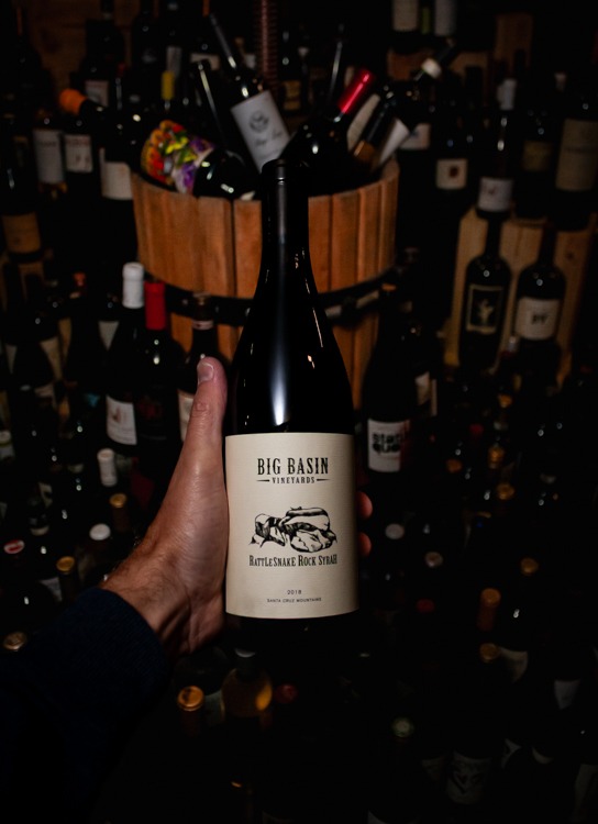 Big Basin Vineyards Syrah Estate Rattlesnake Rock Vineyard Santa Cruz Mountains 2018