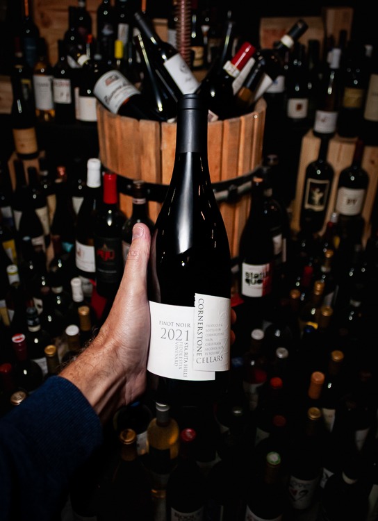Cornerstone Cellars Pinot Noir Fiddlestix Vineyard Sta. Rita Hills 2021