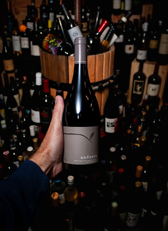 Andante Vineyard Pinot Noir Estate Van Duzer Corridor Willamette Valley 2019