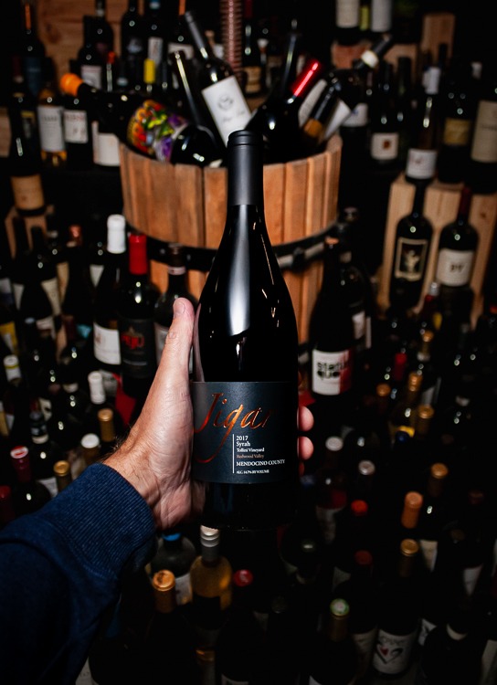 Jigar Wines Syrah Tollini Vineyard Mendocino County 2017