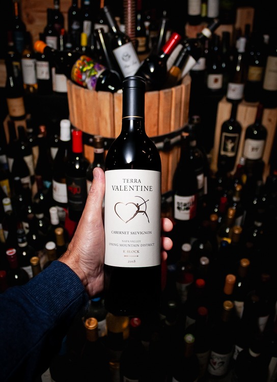 Terra Valentine Cabernet Sauvignon K Block Spring Mountain Napa Valley 2018