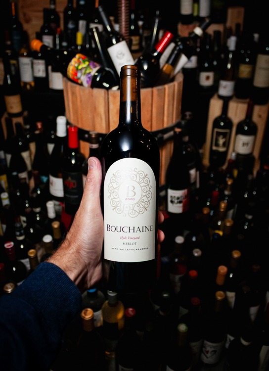 Bouchaine Vineyards Merlot Hyde Vineyard Carneros Napa Valley 2020
