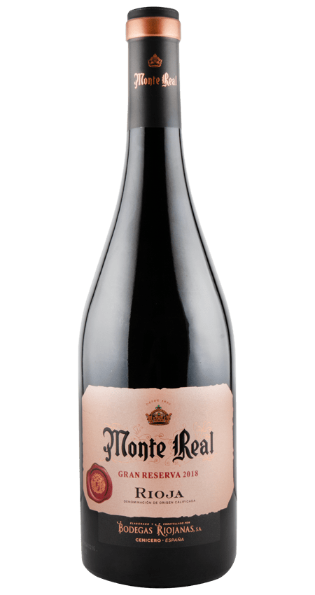 95 Pt. Monte Real Gran Reserva Rioja 2018