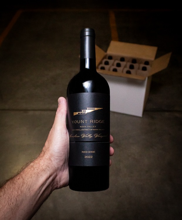 Yount Ridge Red Wine Sunshine Valley Vineyards Oak Knoll District Napa Valley 2022