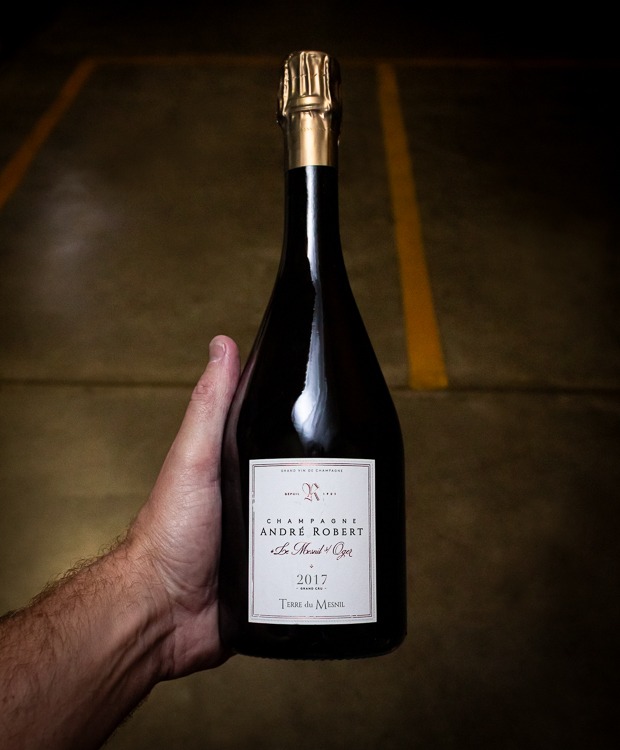 Champagne André Robert Blanc de Blancs Terre du Mesnil Brut Grand Cru 2017
