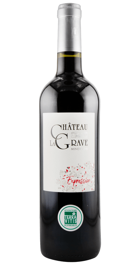 95 Pt. Château La Grave Expression Rouge Minervois Red Languedoc-Roussillon France 2022