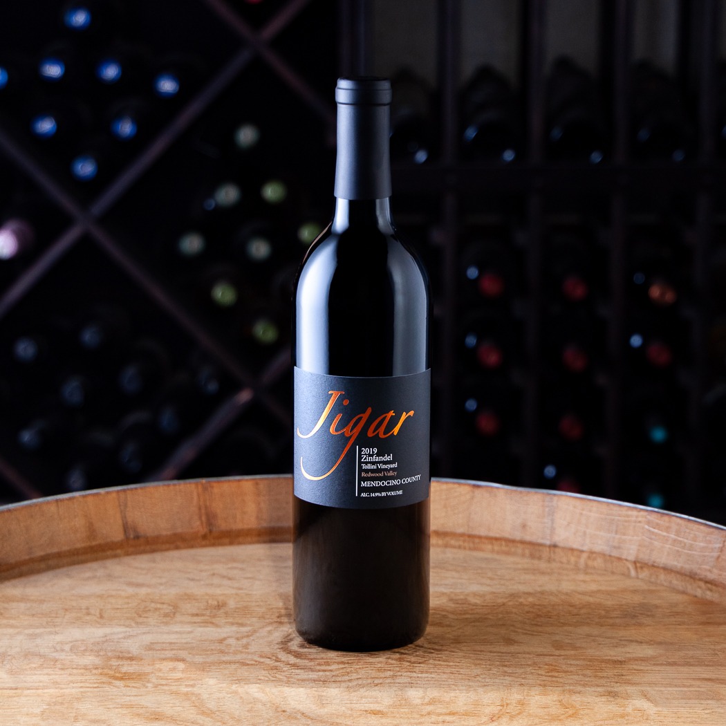 Jigar Wines Zinfandel Tollini Vineyard Redwood Valley Mendocino County 2019